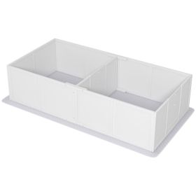 Whelping Box for Dogs and Puppies w/ Waterproof Pee Pad & Adjustable Door for Medium, Small Dogs, 77" x 38" x 19"